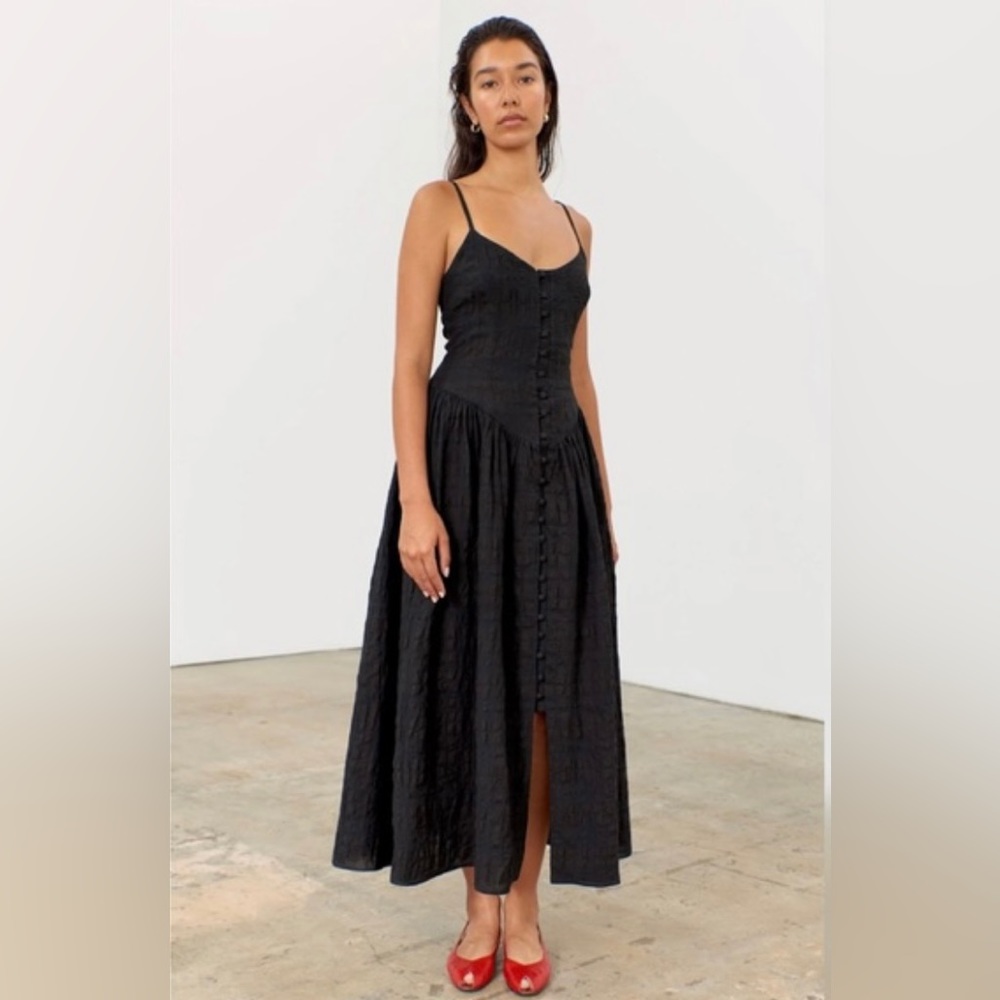 Mara Hoffman Black Mischa Dress